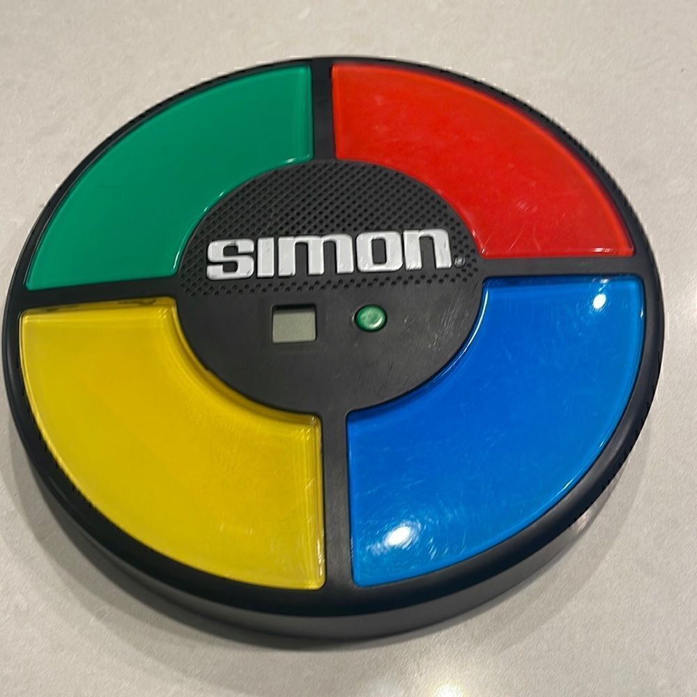 Simon Hasbro memory game fun for all ages.